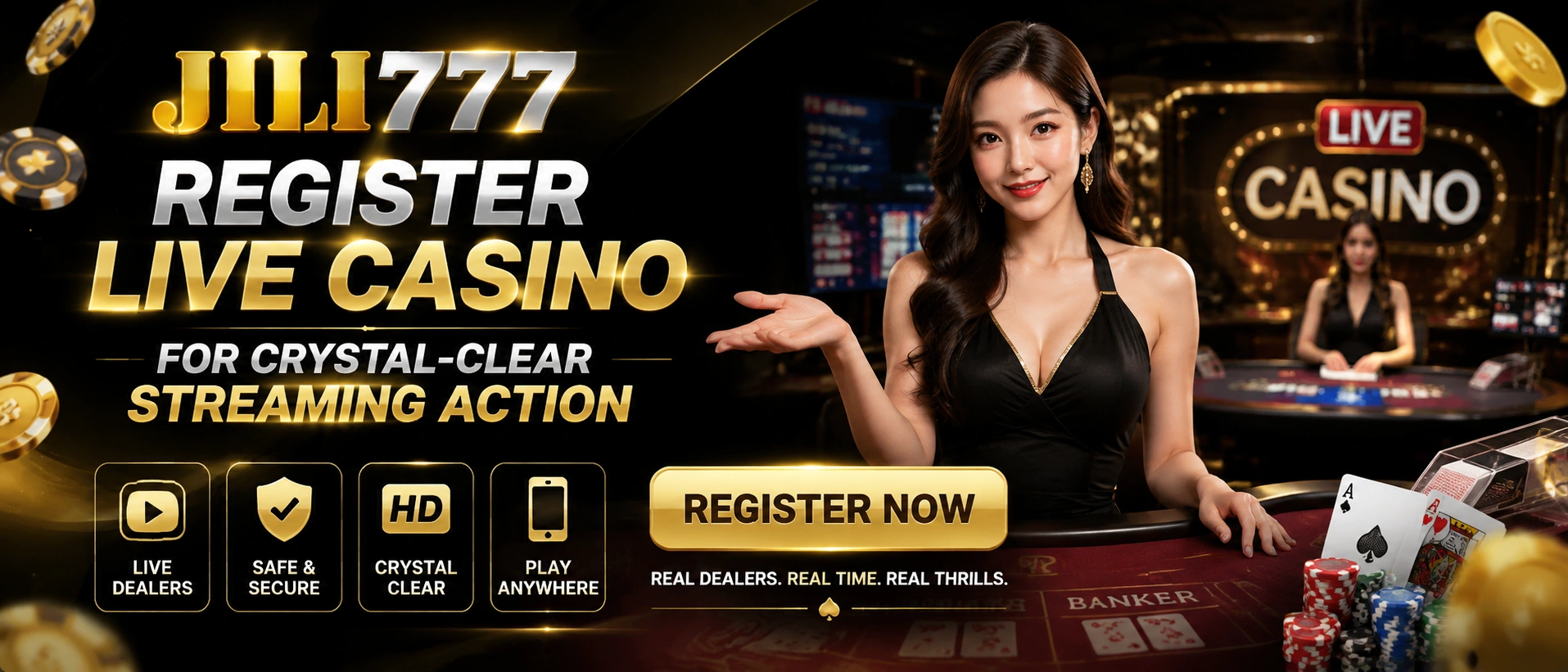 JILI777O live casino table view