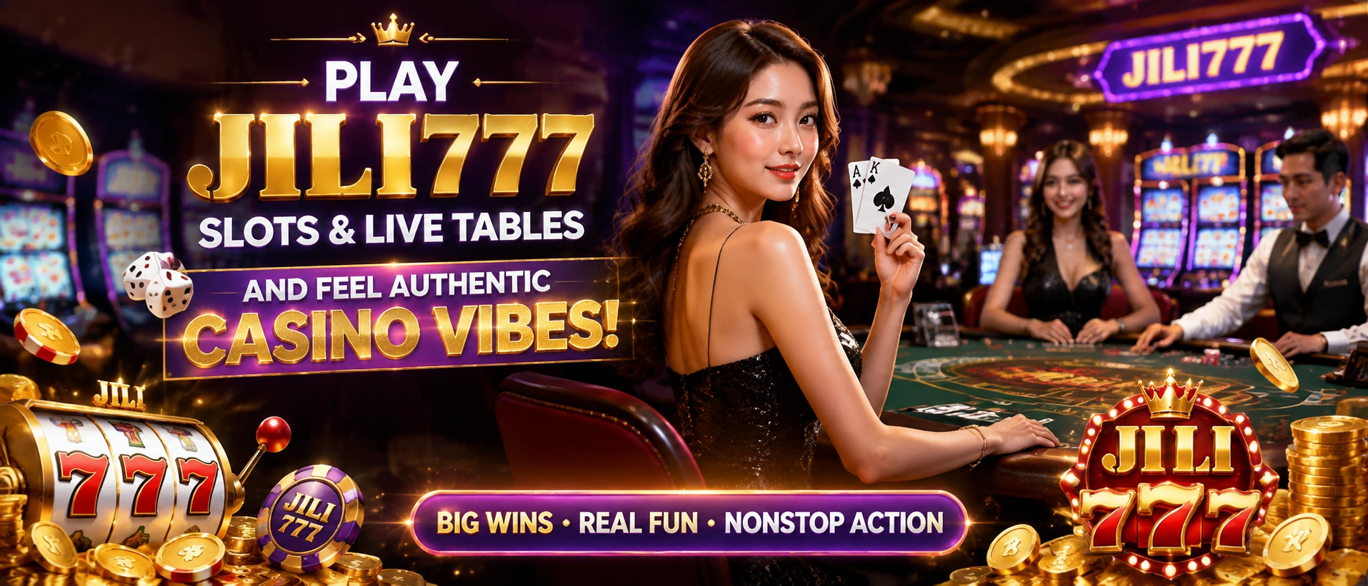 JILI777O live blackjack and dealer table